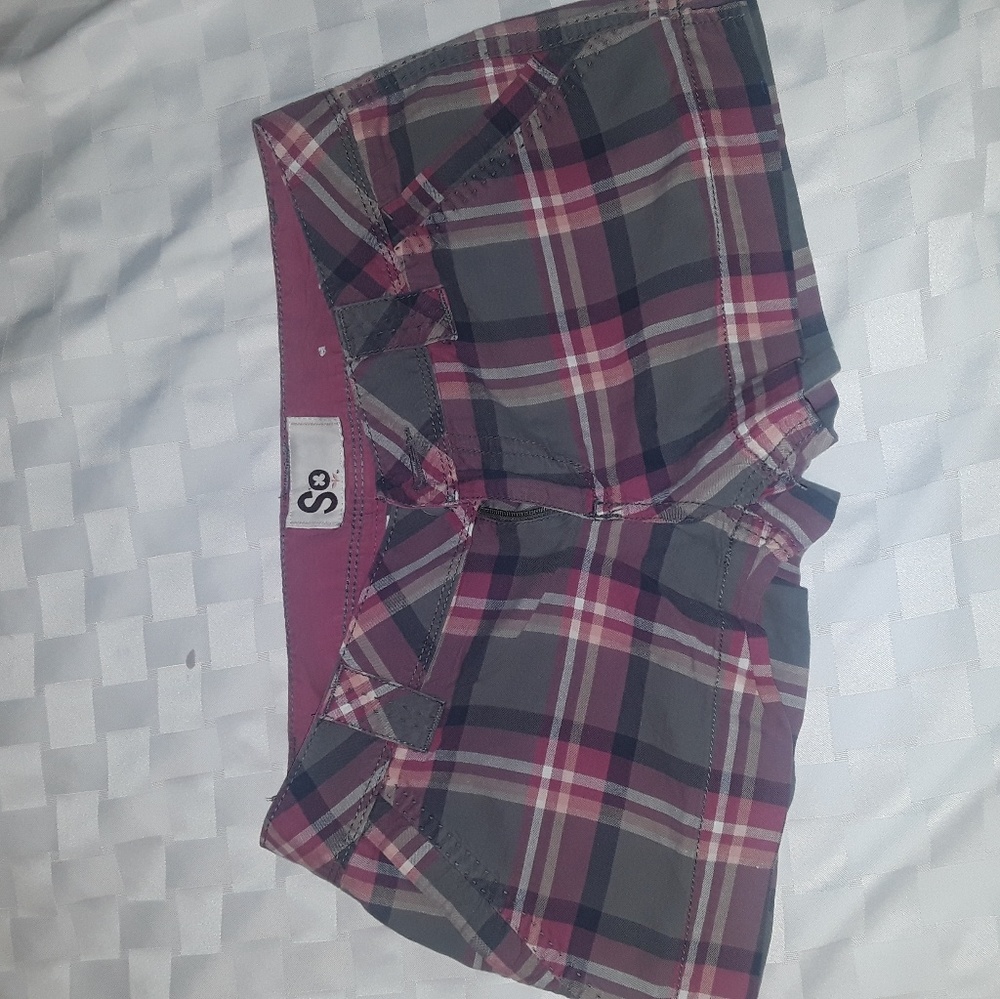 Plaid shorts super comfy